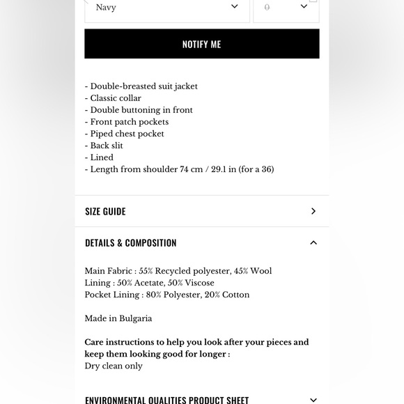 Sézane Michele jacket - Picture 4 of 8